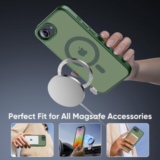 Foto 3 | Foto 3 | Funda Protectora Tigowos Compatible Con Iphone 16e Color Verde - Venta Internacional.
