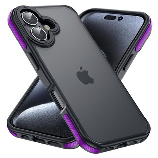 Foto 1 | Foto 1 | Funda De Teléfono Yriklso Para Iphone 16 Plus A Prueba De Golpes Color Morado - Venta Internacional.