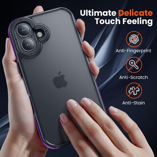 Foto 4 | Foto 4 | Funda De Teléfono Yriklso Para Iphone 16 Plus A Prueba De Golpes Color Morado - Venta Internacional.