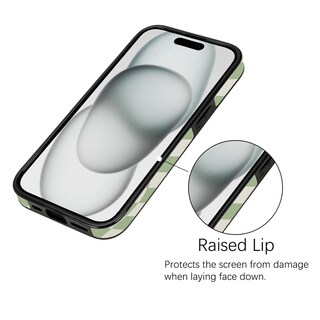 Foto 4 | Foto 4 | Funda Tipo Cartera Obbii Para Iphone 13/14/15 De 6 1 Pulgadas De Piel Verde - Venta Internacional.