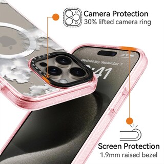 Foto 3 | Foto 3 | Funda De Teléfono Rosarnnah Magnetic Para Iphone 15 Pro Max Magsafe - Venta Internacional.