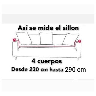 Foto 2 | Foto 2 | Funda De Sofá Quadrille Elástica De 4 Plazas Para Alféizar De 230 A 290 Cm - Venta Internacional.