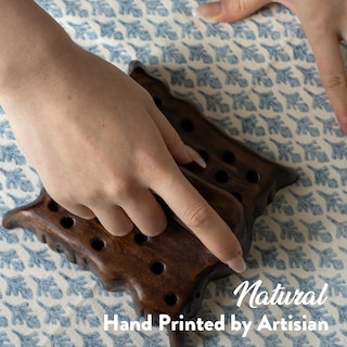 Foto 3 | Foto 3 | Fundas De Almohada Fiouovo Floral 45 X 45 Cm 100% Algodón Color Azul Aguamarina - Venta Internacional.