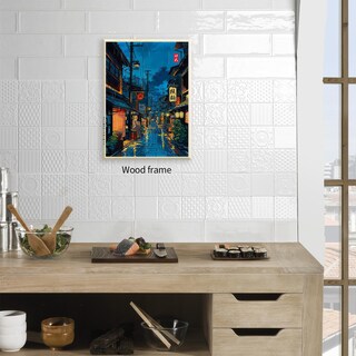 Foto 5 | Foto 5 | Lienzo Decorativo Tokyo Tea House Japanese City Street 30 X 40 Cm - Venta Internacional.