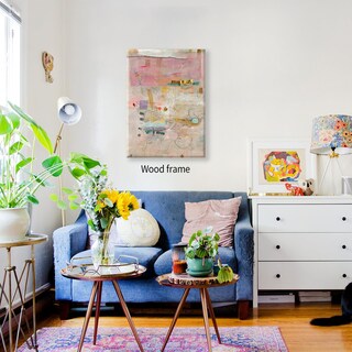 Foto 5 | Foto 5 | Lámina En Lienzo Medpol Abstract Modern Watercolor 40x60cm - Venta Internacional.