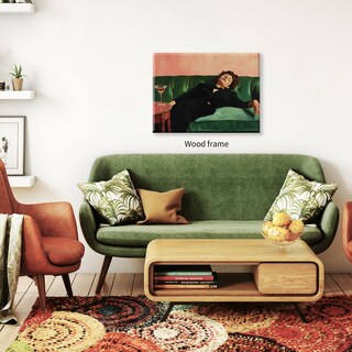 Foto 4 | Foto 4 | Póster Podafu Mujer Bebiendo Martini 20 X 25 Cm Enmarcado En Negro - Venta Internacional.