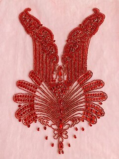 Foto 4 | Foto 4 | Aplique Con Lentejuelas Y Diamantes De Imitación Para Ropa De Vestir 24 X 38 Cm (rojo) - Venta Internacional.