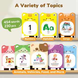 Foto 5 | Foto 5 | Tarjetas Didácticas Parlantes Bilingües Joycat Para Niños De 1 A 5 Años - Venta Internacional.