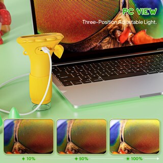 Foto 6 | Foto 6 | Microscopio Ashfly Para Niños Con Cámara De 5 Mp Y Pantalla De 2 Pulgadas Con Zoom De 200 Aumentos - Venta Internacional.