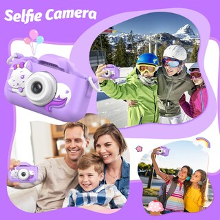 Foto 3 | Foto 3 | Cámara Para Niños Goopow Selfie Hd Vídeo Digital 8 Mp 32 Gb Tarjeta Sd - Venta Internacional.