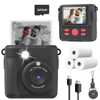 Foto 1 | Foto 1 | Cámara De Impresión Instantánea Esoxoffore Para Niños De 3 A 12 Años Con Tarjeta Sd De 32 Gb - Venta Internacional.