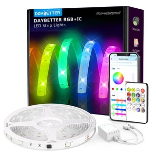 Foto 1 | Foto 1 | Tira De Luces Led Daybetter Bgric De 32.8 Pies Con Control De Aplicaciones - Venta Internacional.