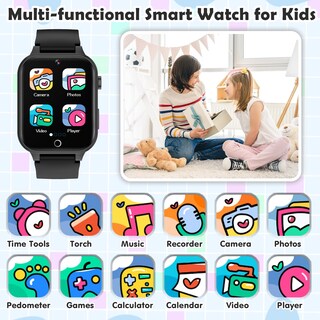 Foto 2 | Foto 2 | Reloj Inteligente Luyiilo Para Niños Con 26 Juegos De Rompecabezas Cámara Hd - Venta Internacional.