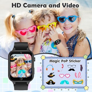 Foto 3 | Foto 3 | Reloj Inteligente Luyiilo Para Niños Con 26 Juegos De Rompecabezas Cámara Hd - Venta Internacional.