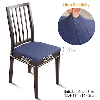 Foto 3 | Foto 3 | Fundas De Cojín De Asiento Fuloon Impermeables  6 Unidades  Color Azul Marino - Venta Internacional.