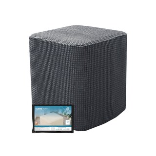 Foto 1 | Foto 1 | Funda Protectora Gris Para Puff Talla M 35-40 Cm Poliéster Y Elastano - Venta Internacional.