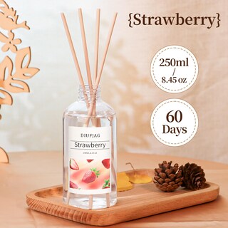 Foto 2 | Foto 2 | Difusor Reed Diufjag Fresa Con 250 Ml De Aceite Y 10 Barras - Venta Internacional.