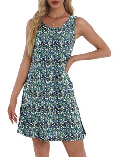 Foto 4 | Foto 4 | Vestido Bkrive Talla Grande 2025 De Verano Sin Mangas Con Bolsillos 2xl - Venta Internacional.