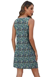 Foto 5 | Foto 5 | Vestido Bkrive Talla Grande 2025 De Verano Sin Mangas Con Bolsillos 2xl - Venta Internacional.