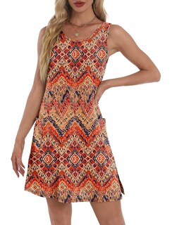 Foto 4 | Foto 4 | Vestido De Playa Bkrive Tropical Vacation Swing Floral Boho M Para Mujer - Venta Internacional.