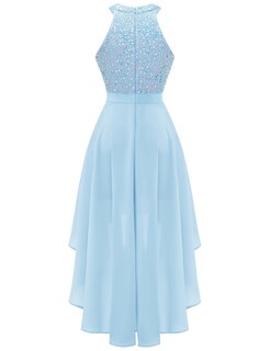 Foto 6 | Foto 6 | Vestido Dressystar Con Lentejuelas Halter Cóctel Color Azul Talla Xl Para Mujer - Venta Internacional.