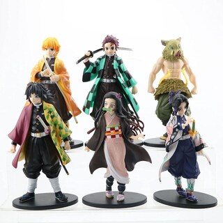 Foto 1 | Foto 1 | Colección De Figuras De Anime Paquete 6: Demon Slayer Kimetsu No Yaiba - Venta Internacional.