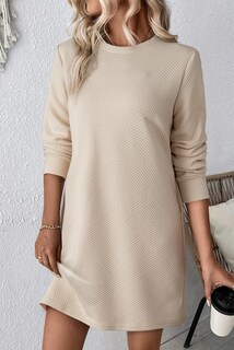 Foto 3 | Foto 3 | Vestido Tipo Sudadera Ocstrade Casual De Manga Larga Para Mujer - Venta Internacional.