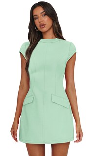 Foto 4 | Foto 4 | Vestido Ofeefan Homecoming Spring Bodycon Verde Salvia Para Mujer - Venta Internacional.