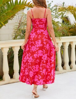 Foto 3 | Foto 3 | Vestido Largo Annebouti Verano Primavera 2025 Para Mujer Rojo - Venta Internacional.