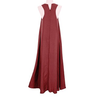 Foto 4 | Foto 4 | Vestido Largo De Lino Sin Mangas Mingyuezai Con Bolsillos Para Mujer - Venta Internacional.