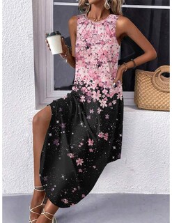 Foto 3 | Foto 3 | Vestido Largo Zeagoo Casual Con Estampado Floral Para Vacaciones En La Playa 2025 Para Mujer - Venta Internacional.