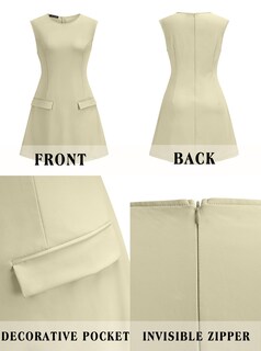 Foto 2 | Foto 2 | Vestido Para Fiesta Navideña De 2025 Para Mujer Sin Mangas Color Caqui - Venta Internacional.