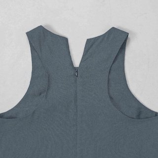 Foto 6 | Foto 6 | Vestido Largo De Lino Sin Mangas Mingyuezai Con Bolsillos Para Mujer - Venta Internacional.