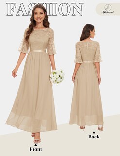 Foto 2 | Foto 2 | Vestido De Dama De Honor Wedtrend Wt0314 Champagne Para Mujer - Venta Internacional.