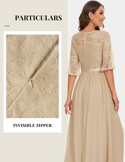 Foto 4 | Foto 4 | Vestido De Dama De Honor Wedtrend Wt0314 Champagne Para Mujer - Venta Internacional.