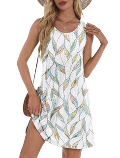 Foto 1 | Foto 1 | Vestido De Verano Bkrive Tropical Vacation Tank Sin Mangas M - Venta Internacional.