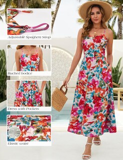 Foto 3 | Foto 3 | Vestido Largo Annebouti Verano Primavera 2025 Con Estampado Floral Para Mujer - Venta Internacional.