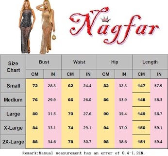 Foto 6 | Foto 6 | Vestido Largo Nagfar Para Mujer Malla Transparente Con Strass Color Beige Xxl - Venta Internacional.