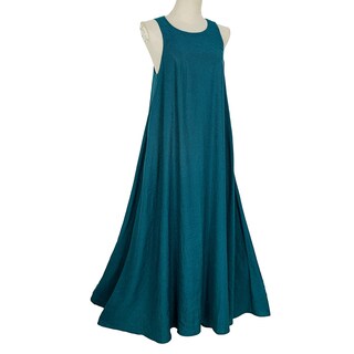 Foto 4 | Foto 4 | Vestido Largo De Lino Sin Mangas Mingyuezai Con Bolsillos Para Mujer - Venta Internacional.