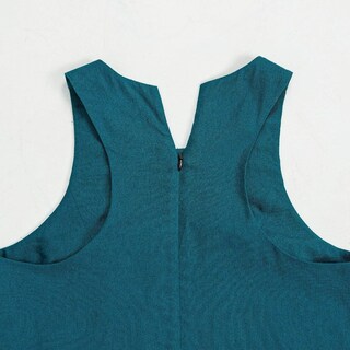 Foto 6 | Foto 6 | Vestido Largo De Lino Sin Mangas Mingyuezai Con Bolsillos Para Mujer - Venta Internacional.