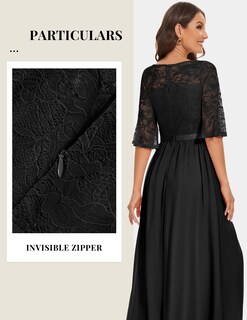 Foto 4 | Foto 4 | Vestido Wedtrend Wt0314 Con Estampado Floral Para Madre De La Novia Para Mujer - Venta Internacional.
