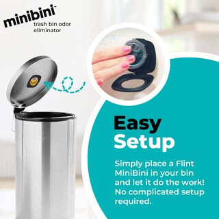 Foto 3 | Foto 3 | Dispositivo Eliminador De Olores Flint Minibini Para 30 Días Con Aroma A Limón - Venta Internacional.