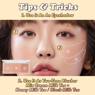 Foto 7 | Foto 7 | Paleta De Coloretes I'm Meme Afternoon Tea Milk Tea Time - Venta Internacional.