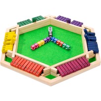 Tablero De Madera Shut The Box Game Fowreny Para 2 A 6 Jugadores - Venta Internacional.