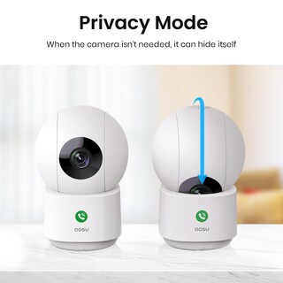 Foto 5 | Foto 5 | Cámara De Seguridad Aosu 4 Mp 2 5 K Monitor Para Bebés Wifi 360° Paquete De 2 - Venta Internacional.