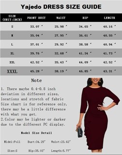 Foto 4 | Foto 4 | Vestido Yajedo Bodycon Con Volantes Y Mangas 3/4 Para Mujer - Venta Internacional.