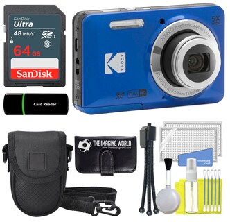 Foto 1 | Foto 1 | Cámara Digital Kodak Pixpro Fz55 16mp 5x Zoom 28mm Azul - Venta Internacional.