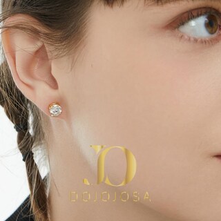 Foto 3 | Foto 3 | Pendientes De Tuerca Dojojosa Moissanite De Plata 925 De 1 Quilate D-vvs1 - Venta Internacional.