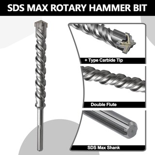 Foto 3 | Foto 3 | Broca Perforadora Grixlen 14 Mm (9/16 Pulgadas) Sds Max - Venta Internacional.