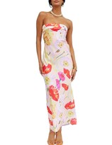 Vestido Largo Realtix Con Estampado De Satén De Verano Sin Espalda Para Mujer - Venta Internacional.